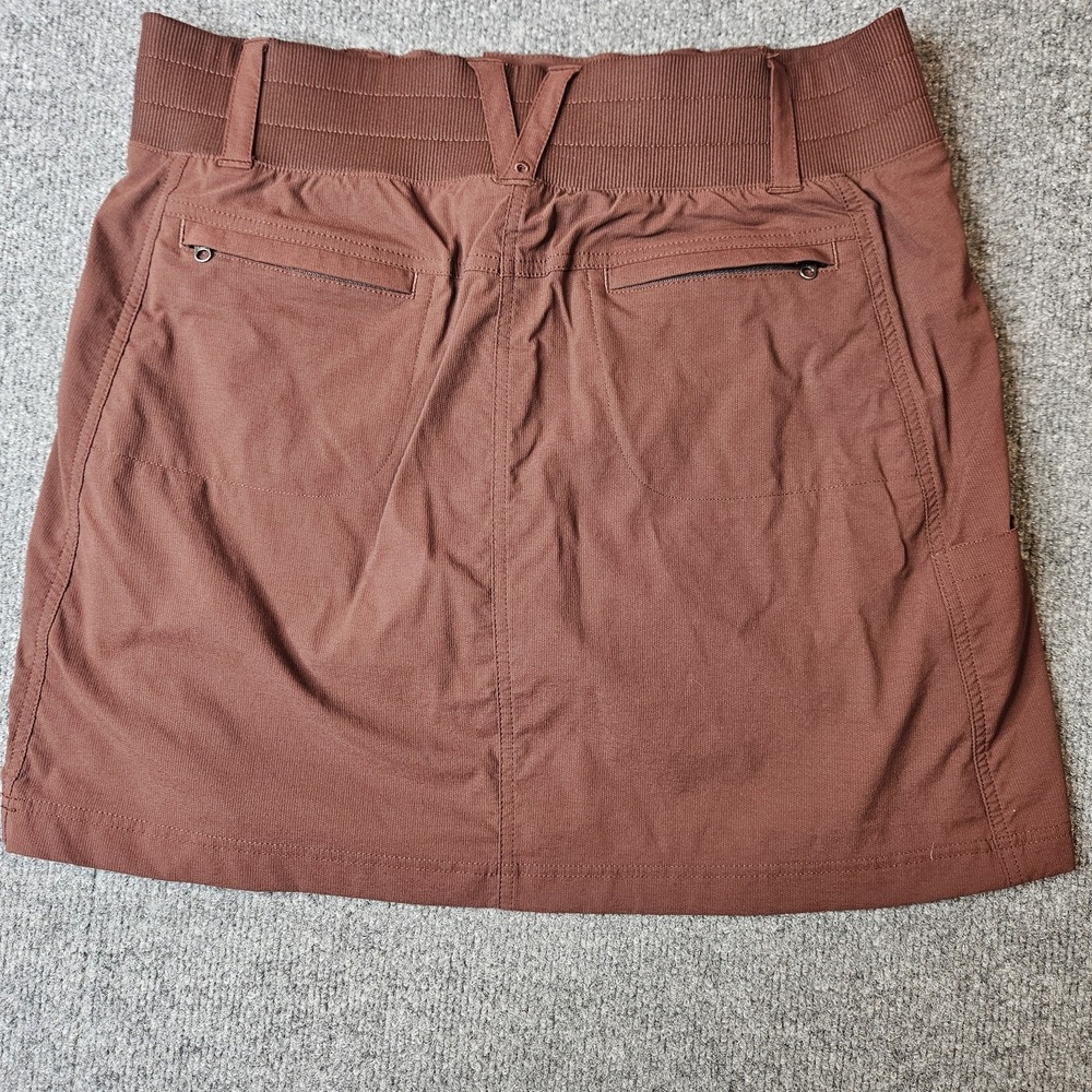 Title Nine Clamber Skort Hiking Climbing Size 8 Brown Sports Travel Stretch - Picture 6 of 7